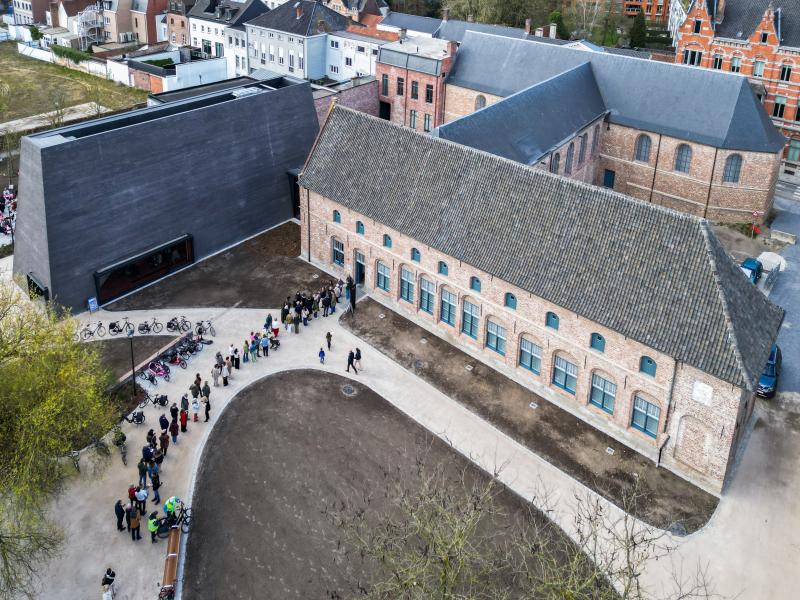 bovenaanzicht abdij